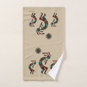 Three Southwest Kokopelli Bad Handdoek (Handdoek)