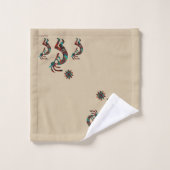 Three Southwest Kokopelli Bad Handdoek (Wasdoekje)