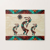 Three Southwest Kokopelli Legpuzzel (Horizontaal)