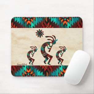 Three Southwest Kokopelli Muismat
