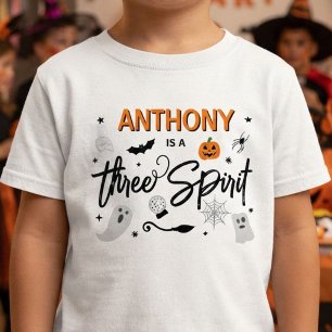 Three Spirit! Halloween 3e Verjaardagsfeestje Kinder Shirts