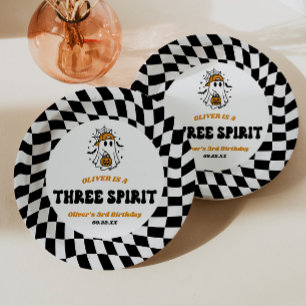Three Spirit Halloween Retro 3e verpartij Papieren Bordje