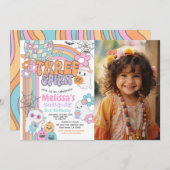 Three Spirit Hippie Halloween 3rd Birthday Kaart (Voorkant / Achterkant)