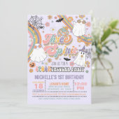 Three Spirit Verjaardagsuitnodiging - Meisje (Paar Kaart (Staand voorkant)