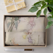 "Three Spirits Mad with Joy" van Warwick Goble Tissuepapier (Geschenk)