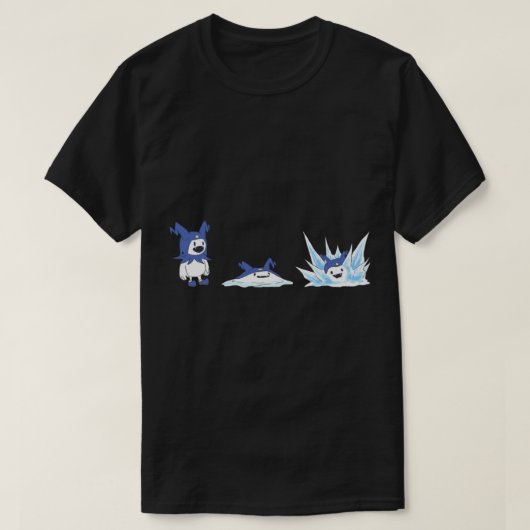 Three Stages of Jack Frost   T-shirt (Design voorkant)