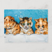 Three Sweet Little Kittens, Din-din Please. Briefkaart (Voorkant)
