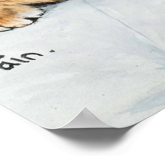 Three Sweet Little Kittens, Din-din Please. Poster (Hoek)