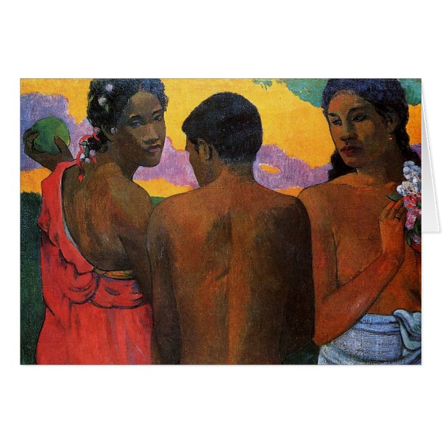 "Three Tahitians" - Paul Gauguin (Voorkant Horizontaal)