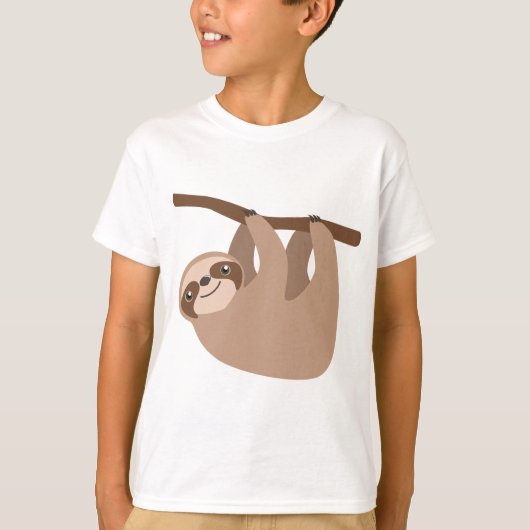 Three-Toed Sloth T-shirt (Voorkant)