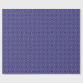 Three-Toned Purple Stars and Diamonds Geometric Cadeaupapier (Vlak)