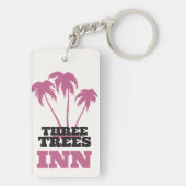 Three Trees Inn (black) Sleutelhanger (achterkant)