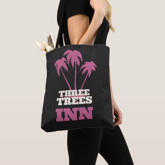 Three Trees Inn (wit) Tote Bag (Dichtbij)