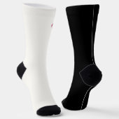 Three Trees Inn (zwart en wit) Sokken (Gebogen)