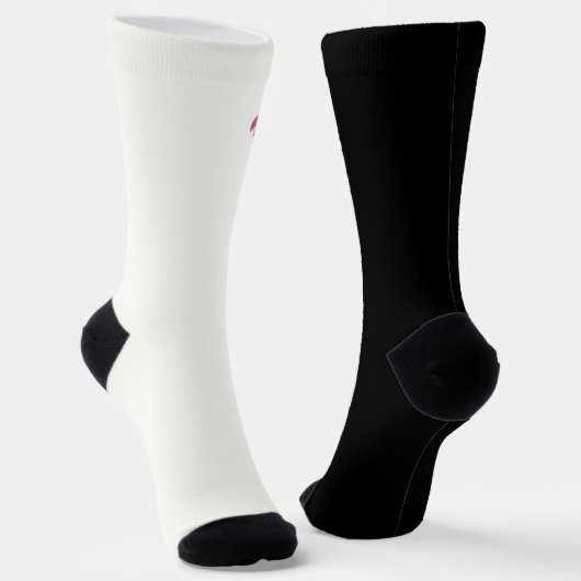 Three Trees Inn (zwart en wit) Sokken (Gebogen)