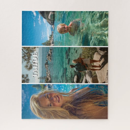 Three Vertical Strip Boho Photo 16x20 Legpuzzel (Verticaal)