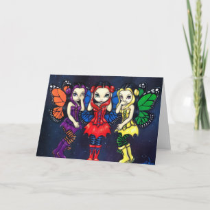 "Three Wise Faeries"-Wenskaart Kaart