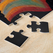 Three Wise Men Abstract Holy Night Christmas Legpuzzel (Zijkant)