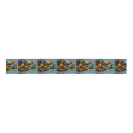Three Wise Men Abstract Nativity Art  Grosgrain Lint
