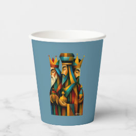 Three Wise Men Abstract Nativity Art  Papieren Bekers