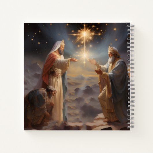 Three Wise Men and Star Notitieboek (Achterkant)