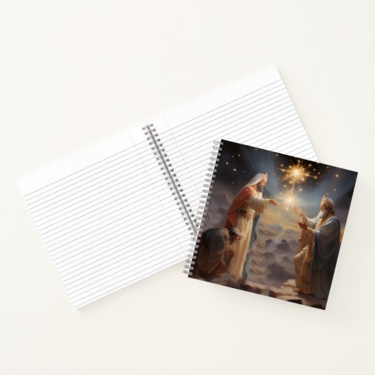 Three Wise Men and Star Notitieboek (Binnen)