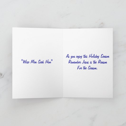 Three Wise Men Card Feestdagen Kaart (Binnen)