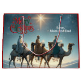 Three Wise Men Christmas Groot Cadeauzakje (Voorkant)