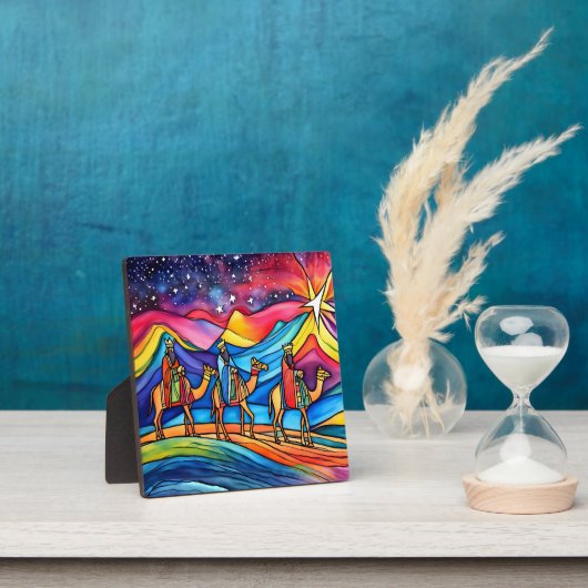 Three Wise Men Colorful Christmas Holiday  Fotoplaat (Insitu)