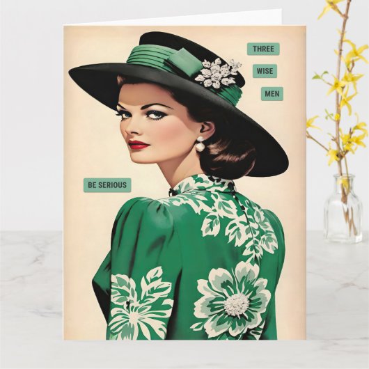 Three Wise Men Kaart (Gele Bloem)