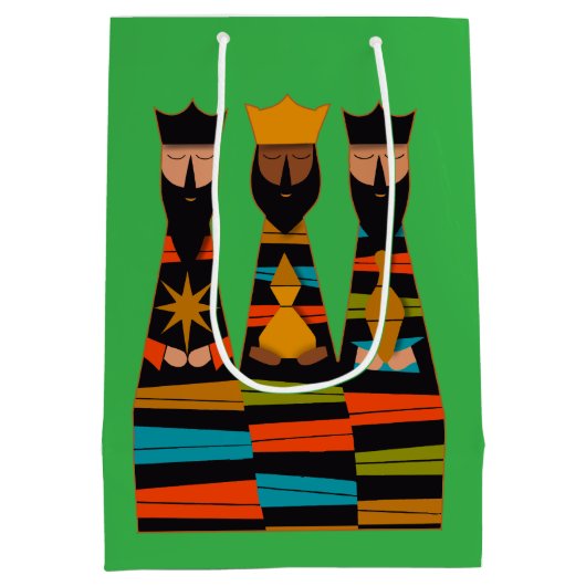 Three Wise Men Modern Mid-Century Medium Cadeauzakje (Achterkant)