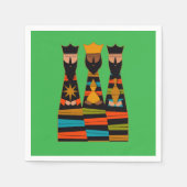 Three Wise Men Modern Mid-Century Servet (Voorkant)