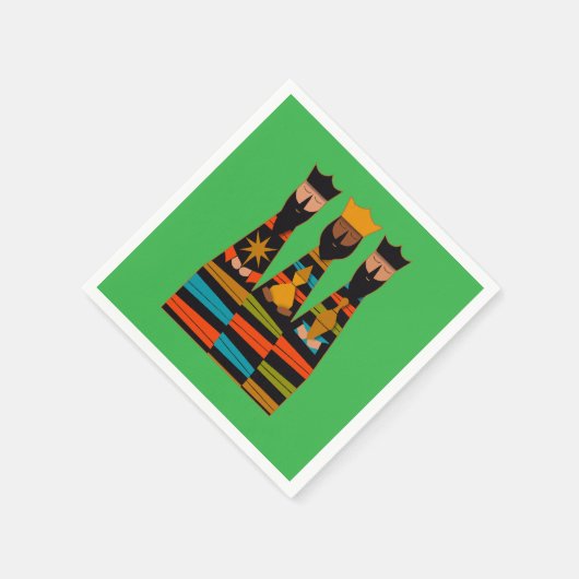 Three Wise Men Modern Mid-Century Servet (Hoek)