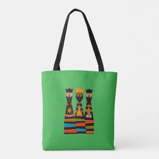Three Wise Men Modern Mid-Century Tote Bag (Achterkant)