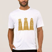 Three Wise Men Modern Nativity Kings T-shirt (Voorkant)