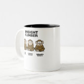 Three Wise Monkeys Tweekleurige Koffiemok (Voorkant links)