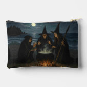 Three Witches Brew Cauldron Full Moon Beach  Etui (Achterkant)