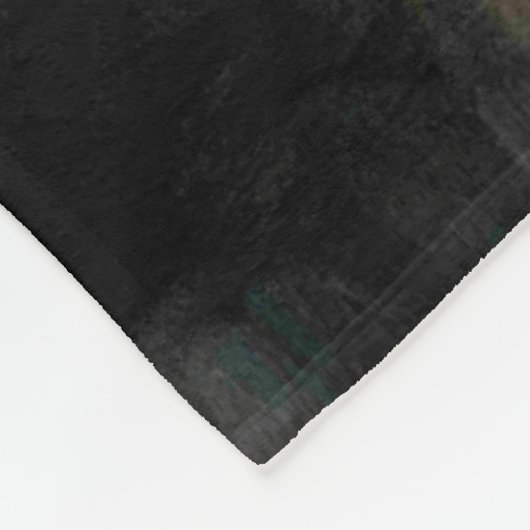 Three Witches Brew Cauldron Full Moon Beach Fleece Deken (Hoek)