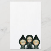 "Three Witchy Sisters" bankierwerk Briefpapier (Voorkant)