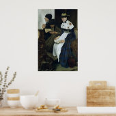 Three Women in Church, 1882 Poster (Keuken)
