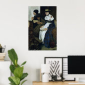 Three Women in Church, 1882 Poster (Thuiskantoor)