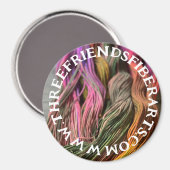 ThreeFriendsFiberArts Magnet (Voorkant / Achterkant)