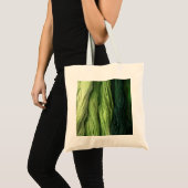 ThreeFriendsFiberArts Tas-Groen Tote Bag (Voorkant (product))
