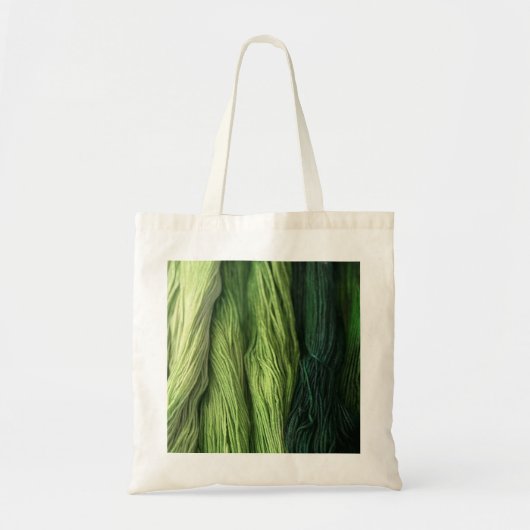 ThreeFriendsFiberArts Tas-Groen Tote Bag (Voorkant)