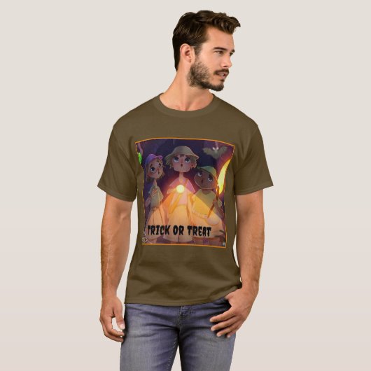 #ThreeHikerGangAndTheHauntedCave  T-shirt (Voorkant volledig)