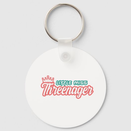 Threenager Little Miss Sleutelhanger (Voorkant)