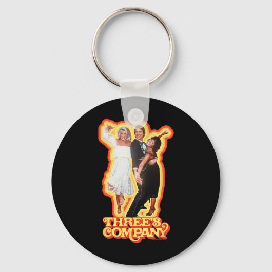 Three's Company Dancing Kamergenoten Retro Jack Ch Sleutelhanger (Voorkant)