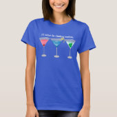 Threetinis Assorted Martinis T-Shirt (Voorkant)
