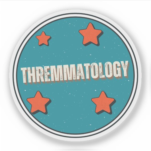 Thremmatologie Sticker (Voorkant)