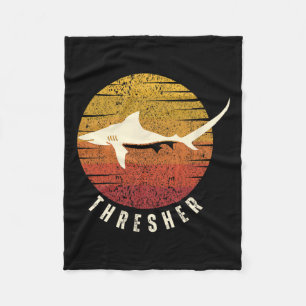 Thresher Shark Deep Zee Gevist Ocean Fish Shark Fleece Deken